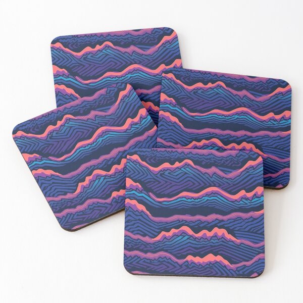 Item preview, Abstract Mountain Wave Pattern designed and sold by bubblegoth.