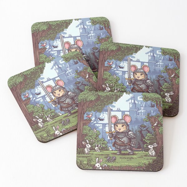 Item preview, Medieval Mouse Knight - Fantasy Pixel Art designed and sold by NaturePixel.