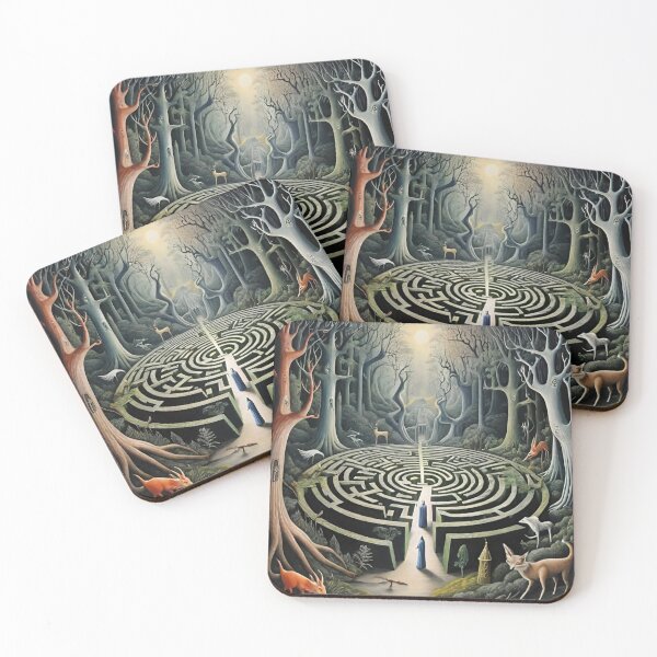 Item preview, Dark forest labyrinth designed and sold by DreamistStore.
