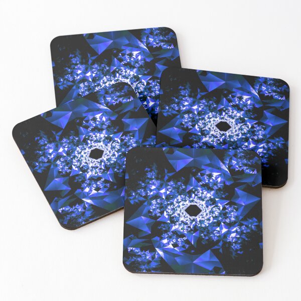 Item preview, Blue Fractal Kaleidoscope designed and sold by Exodoi.