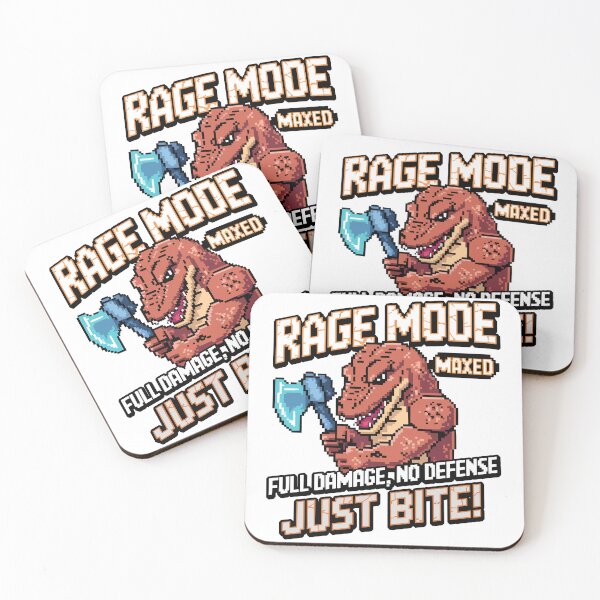 Item preview, Rage Mode Maxed – Pixel Art Komodo Dragon Warrior designed and sold by NaturePixel.