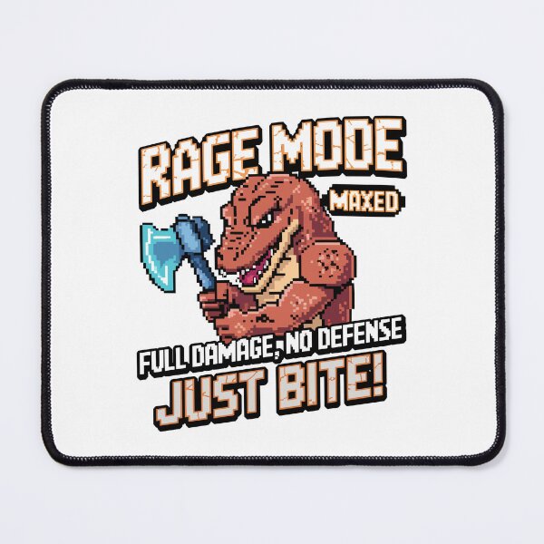 Item preview, Rage Mode Maxed – Pixel Art Komodo Dragon Warrior designed and sold by NaturePixel.