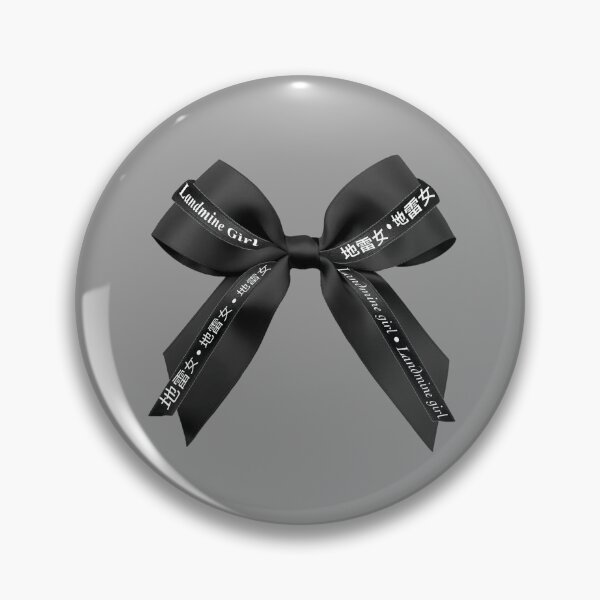 Item preview, Jirai Kei Landmine Girl Ribbon Bow Black designed and sold by SilverGemDesign.