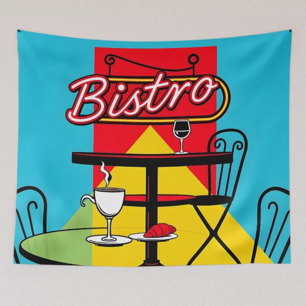 Item preview, Bold Bistro – Retro Dining Pop Art Poster designed and sold by LSVart.