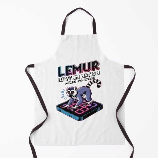 Item preview, Lemur Rhythm Nation Pixel Dance Party designed and sold by NaturePixel.