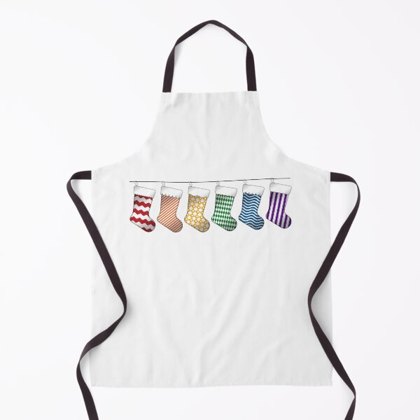 Item preview, Row of Six LGBTQ Pride Rainbow Christmas Stockings designed and sold by LiveLoudGraphic.