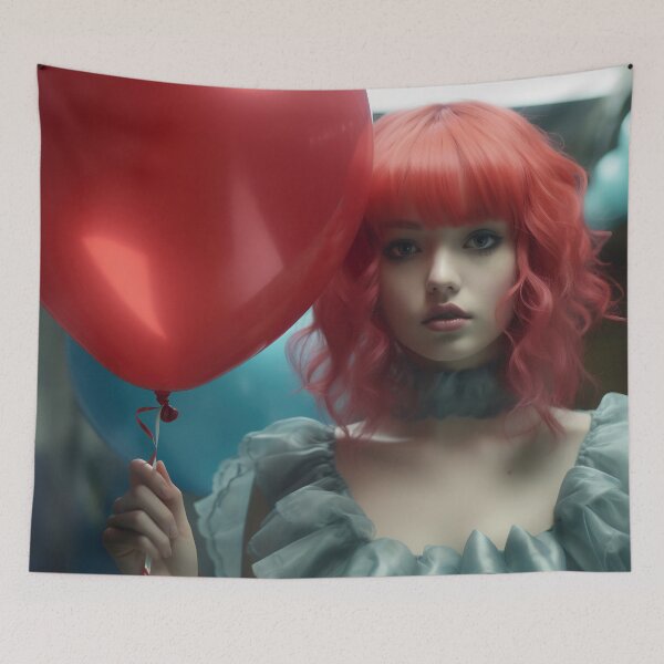 Item preview, Whimsical Gaze with Balloon designed and sold by anytka.