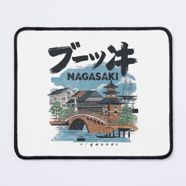 Item preview, Nagasaki – Vintage Harbor & Historic Charm designed and sold by SignumShop.