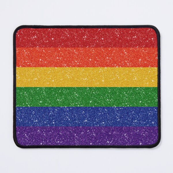 Item preview, Faux Glitter LGBTQ Pride Rainbow Flag Background designed and sold by LiveLoudGraphic.