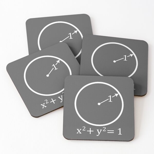 Item preview, Unit Circle Equation Math Design (Dark Colors) designed and sold by Pi Foundry.