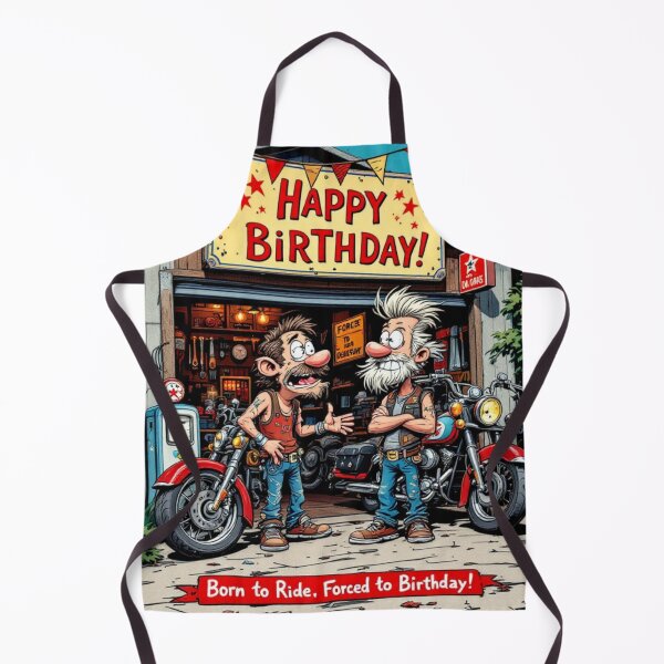 Item preview, Garage Grumbles – Biker Birthday Banter designed and sold by SteadyRolling.