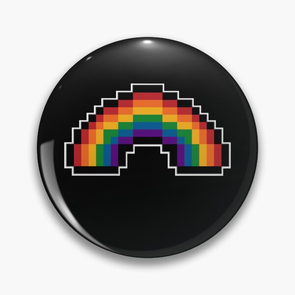 Item preview, Large LGBTQ Pride Flag Pixel Rainbow Design designed and sold by LiveLoudGraphic.