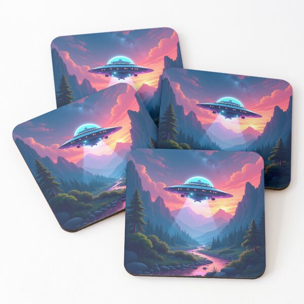 Item preview, Cosmic Visitors at Twilight designed and sold by AlienInkvasion.