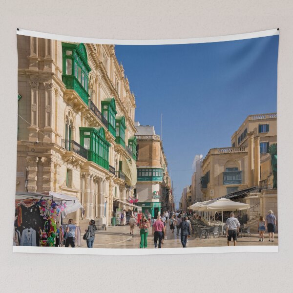 Item preview, Republic Street Valletta in Winter Sunshine designed and sold by Violaman.