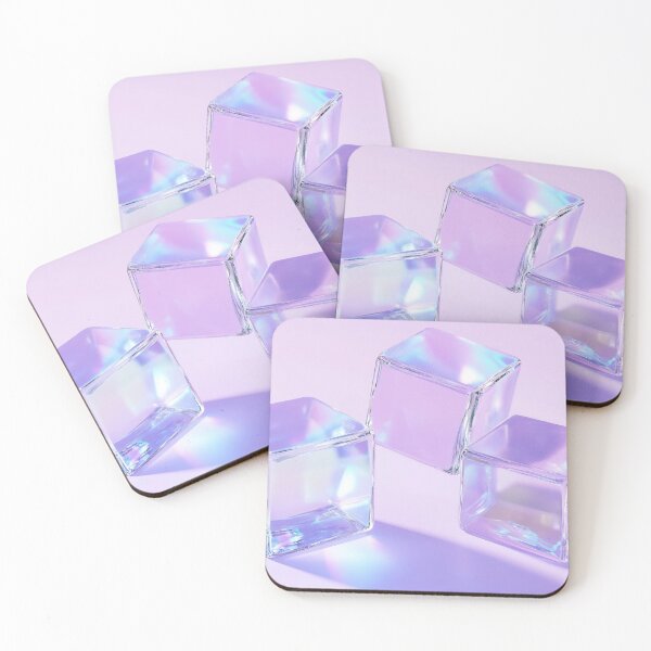 Item preview, Colorful glass cubes on a table designed and sold by anytka.