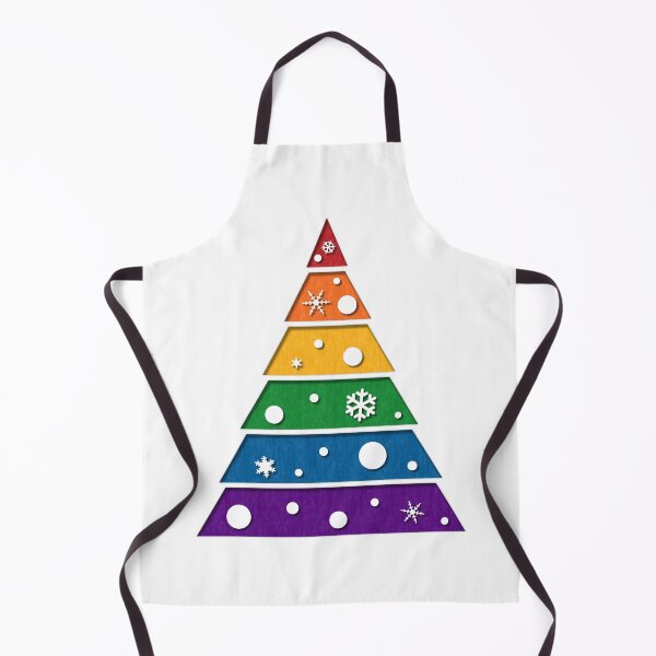 Item preview, Minimalist Christmas Tree in LGBTQIA Rainbow Pride Flag Colors designed and sold by LiveLoudGraphic.