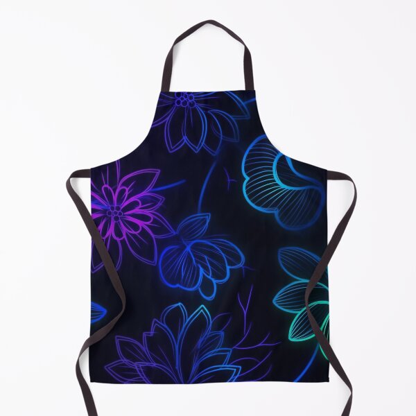 Item preview, Neon Floral Abstract Pattern designed and sold by bubblegoth.