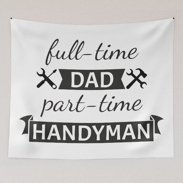 Item preview, full-time dad part-time handyman designed and sold by Shiraufa.