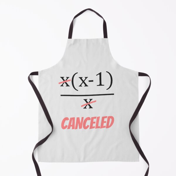 Item preview, Math Canceled – Funny Algebra Simplification Joke Design (Light Colors) designed and sold by Pi Foundry.