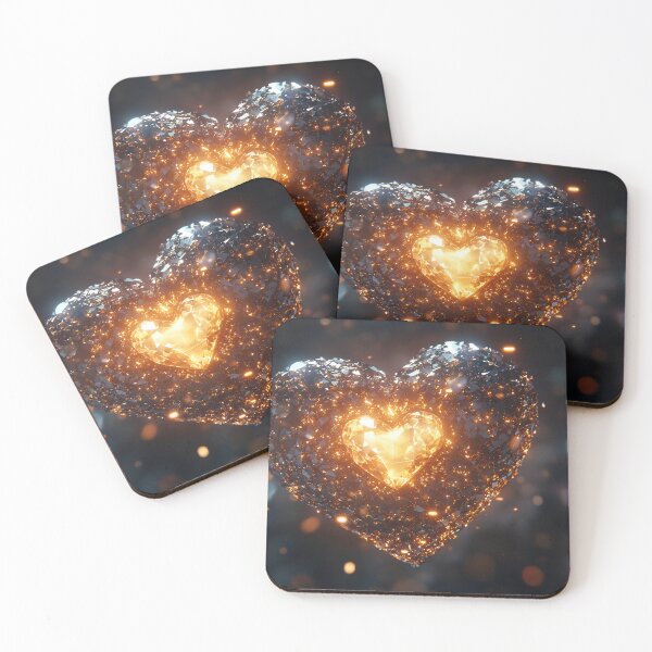Item preview, Glowing core heart crystal designed and sold by anytka.