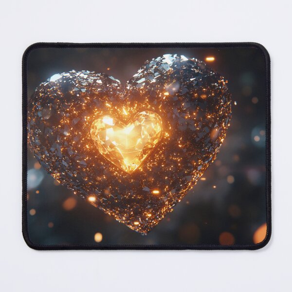 Item preview, Glowing core heart crystal designed and sold by anytka.