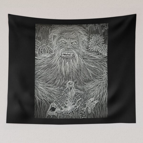 Item preview, “Cranial Carnage” Sasquatch Bigfoot designed and sold by SasquatchShop.