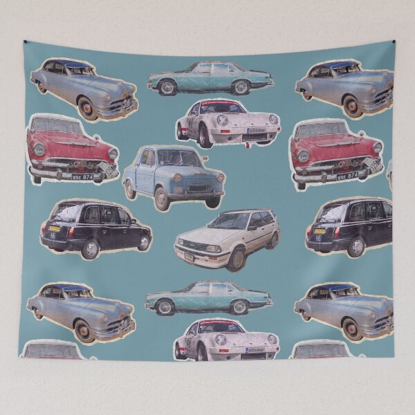 Item preview, Car Magazine Clipping Aesthetic – Retro Automotive Collage Vibes designed and sold by cloudrevive.