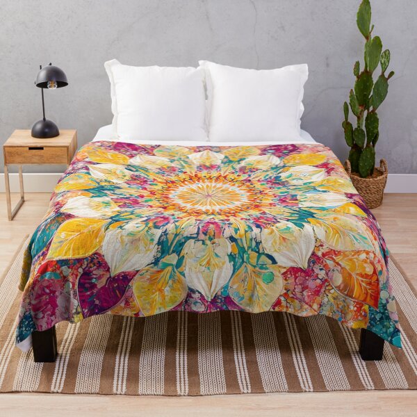 Item preview, Floral mandala art design designed and sold by anytka.