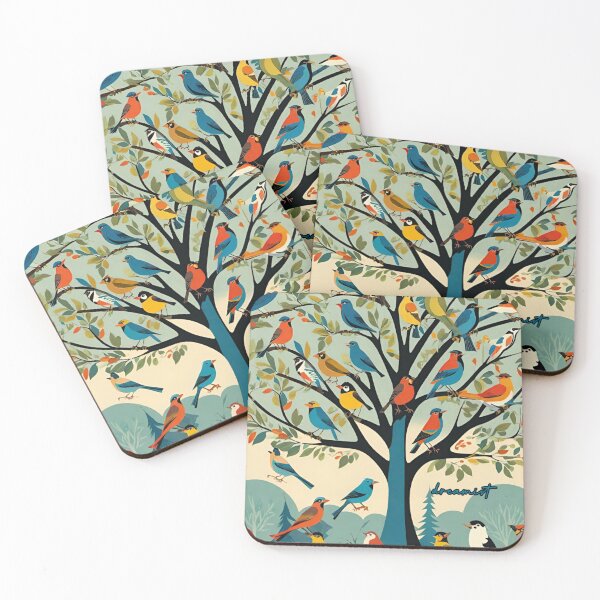 Item preview, Tree of Birds designed and sold by DreamistStore.