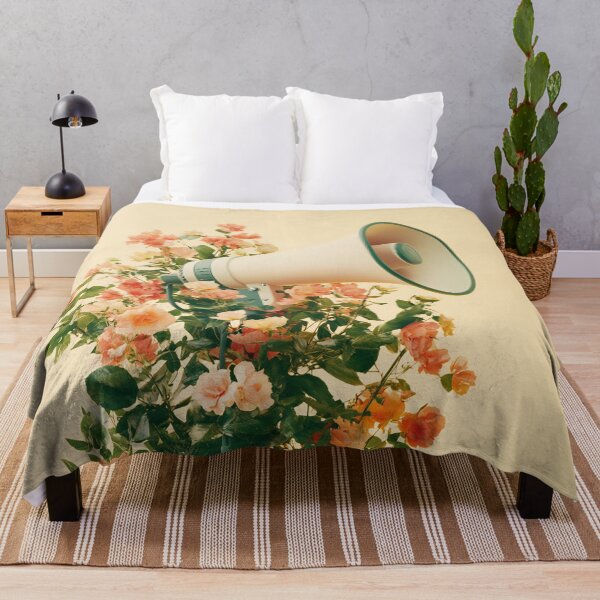 Item preview, Flowers and megaphone shine! designed and sold by anytka.