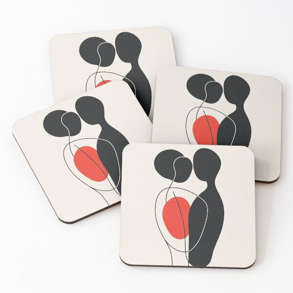 Item preview, Embracing lines in modern art form designed and sold by anytka.