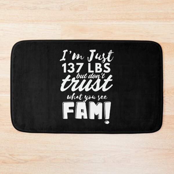 Item preview, I’m Just 137 LBS White Bold Letters Mystery designed and sold by SplashTastic.