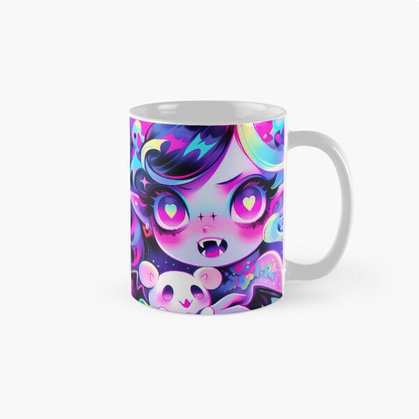 Item preview, Gothic Pastel Vampire Demon Anime Girl designed and sold by bubblegoth.