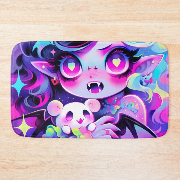 Item preview, Gothic Pastel Vampire Demon Anime Girl designed and sold by bubblegoth.