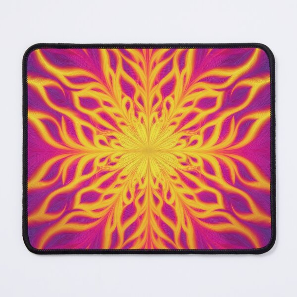 Item preview, Cool Mandala Effect in Purple, Orange & Yellow Sunset Gradient Abstract  designed and sold by Kodexstore.