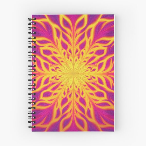 Item preview, Cool Mandala Effect in Purple, Orange & Yellow Sunset Gradient Abstract  designed and sold by Kodexstore.