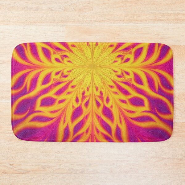 Item preview, Cool Mandala Effect in Purple, Orange & Yellow Sunset Gradient Abstract  designed and sold by Kodexstore.