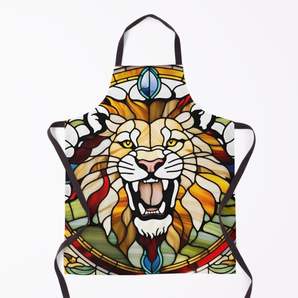 Item preview, Animal portraits in stained glass - Lion XIII designed and sold by Visual Arts Sławomir Grzanek.