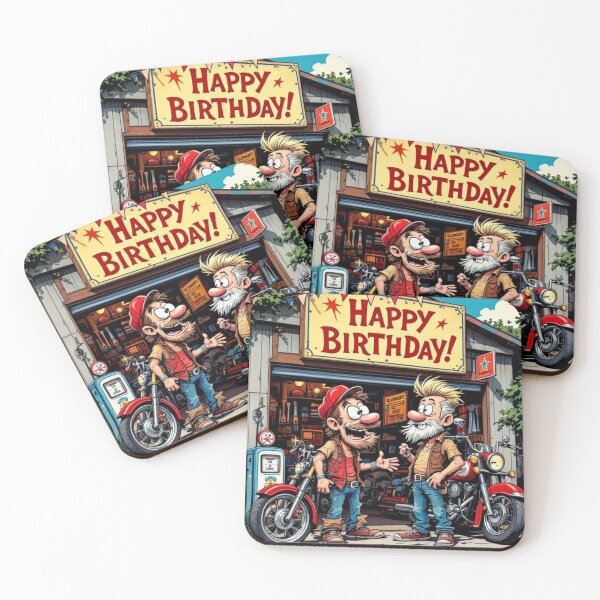 Item preview, Birthday Tune-Up – Classic Garage Laughs designed and sold by SteadyRolling.