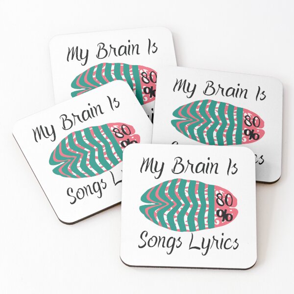 Item preview, My Brain Is 80% Letras de Canciones designed and sold by SAIDDIA.