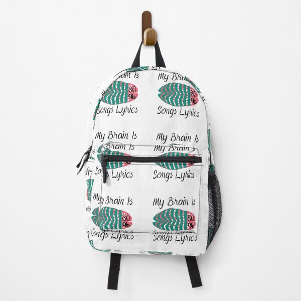Item preview, My Brain Is 80% Song Lyrics designed and sold by SAIDDIA.