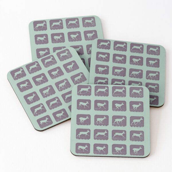 Item preview, Eadward Muybridge - Running Deer in velvet shadow designed and sold by DreamingBeetle.
