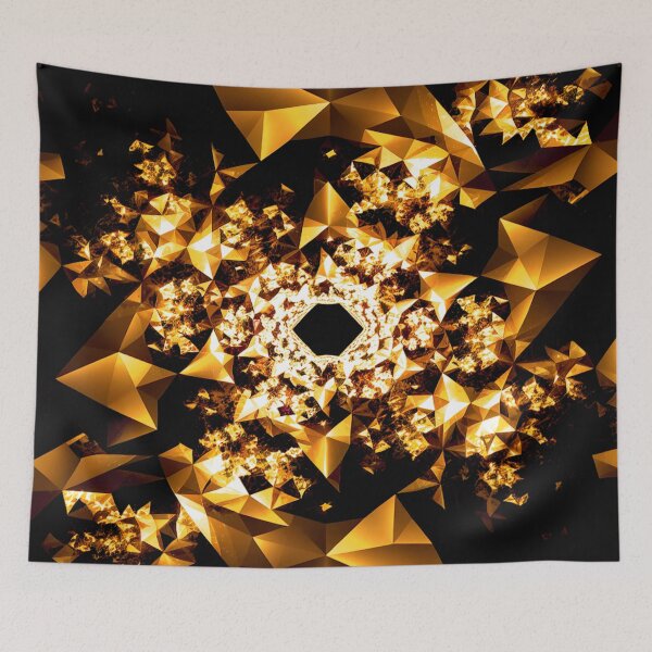 Item preview, Orange Fractal Kaleidoscope designed and sold by Exodoi.