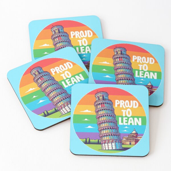 Item preview,  Proud to Lean – Fiero della mia inclinazione | Torre di Pisa LGBTQ+ Art designed and sold by Design by Anthony .