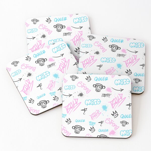Item preview, Trans Masc Graffiti Pattern designed and sold by DSKYZDDesign.