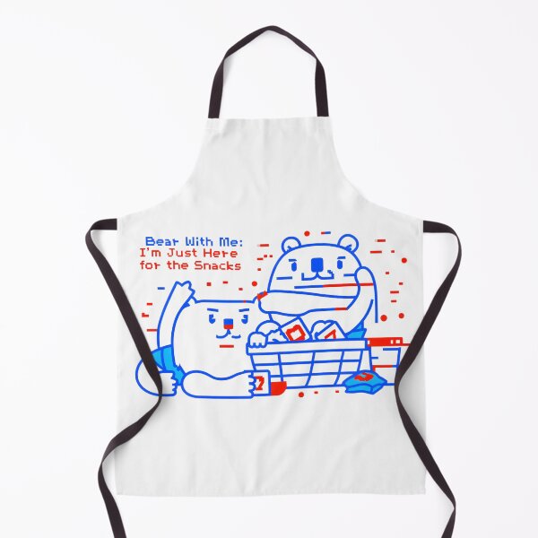 Artikelvorschau, Bear With Me: I'm Just Here for the Snacks" - Lustiges T-Shirt für Food-Liebhaber, süßes Bären-Design, Geschenk für Snack-Enthusiasten entworfen und verkauft von AnnDesignStudio.