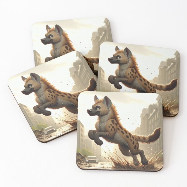 Item preview, Muddy Hyena Puddle Jump designed and sold by nikkolaus.