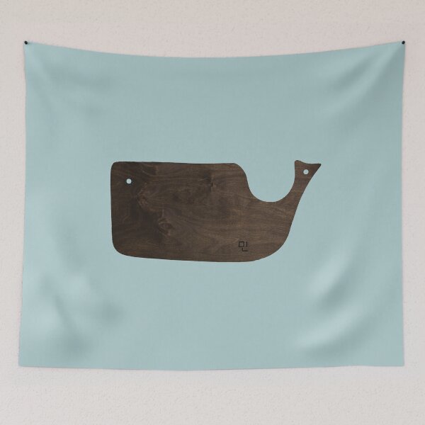 Item preview, Yoongi's whale cutting board - BTS VLOG SUGA designed and sold by StealthFandom.