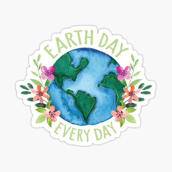 Item preview, Earth Day Everyday Retro Earth Lover designed and sold by inkygreenshop.