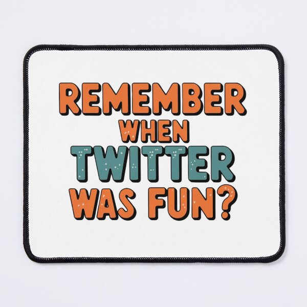 Item preview, Tesla bumper Remember When Twitter Was Fun? – Nostalgic Social Media Sticker & Tee designed and sold by SanadDiab.